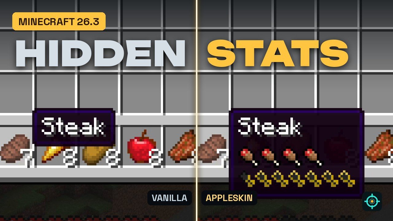 AppleSkin for Minecraft 26.3 title card