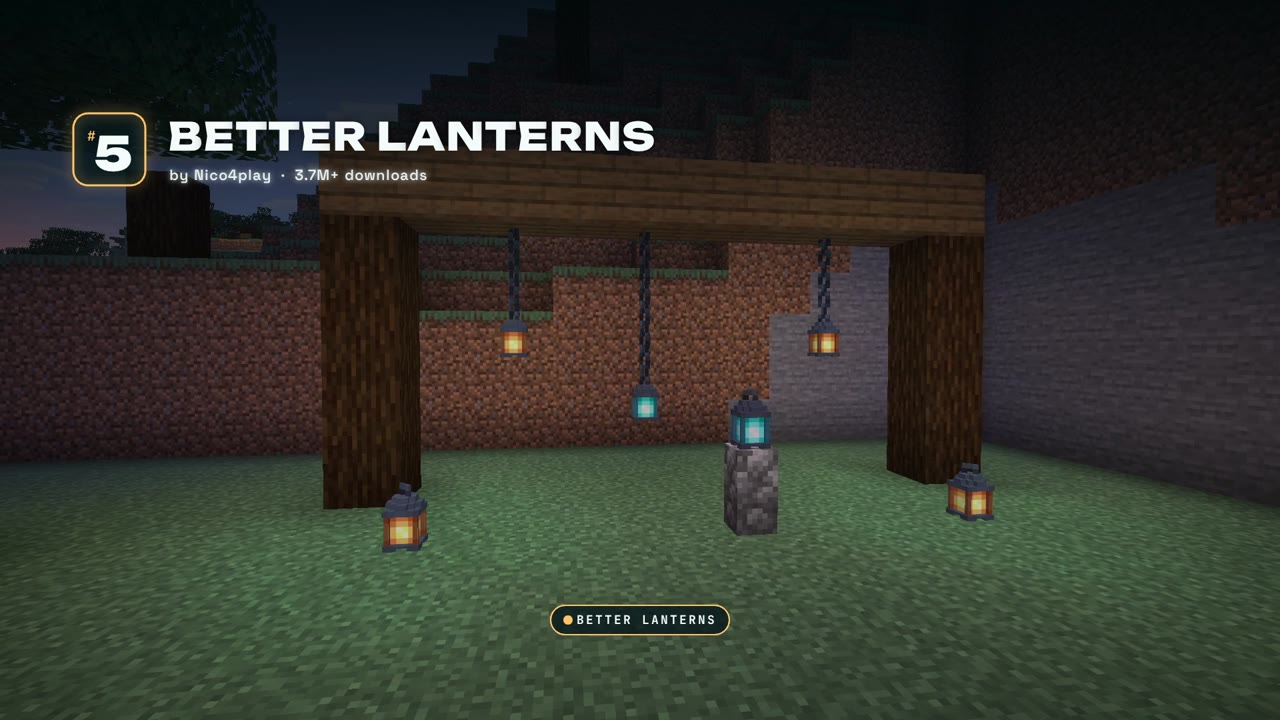 5 Resource Packs for Minecraft 26.3, Better Lanterns at number 5