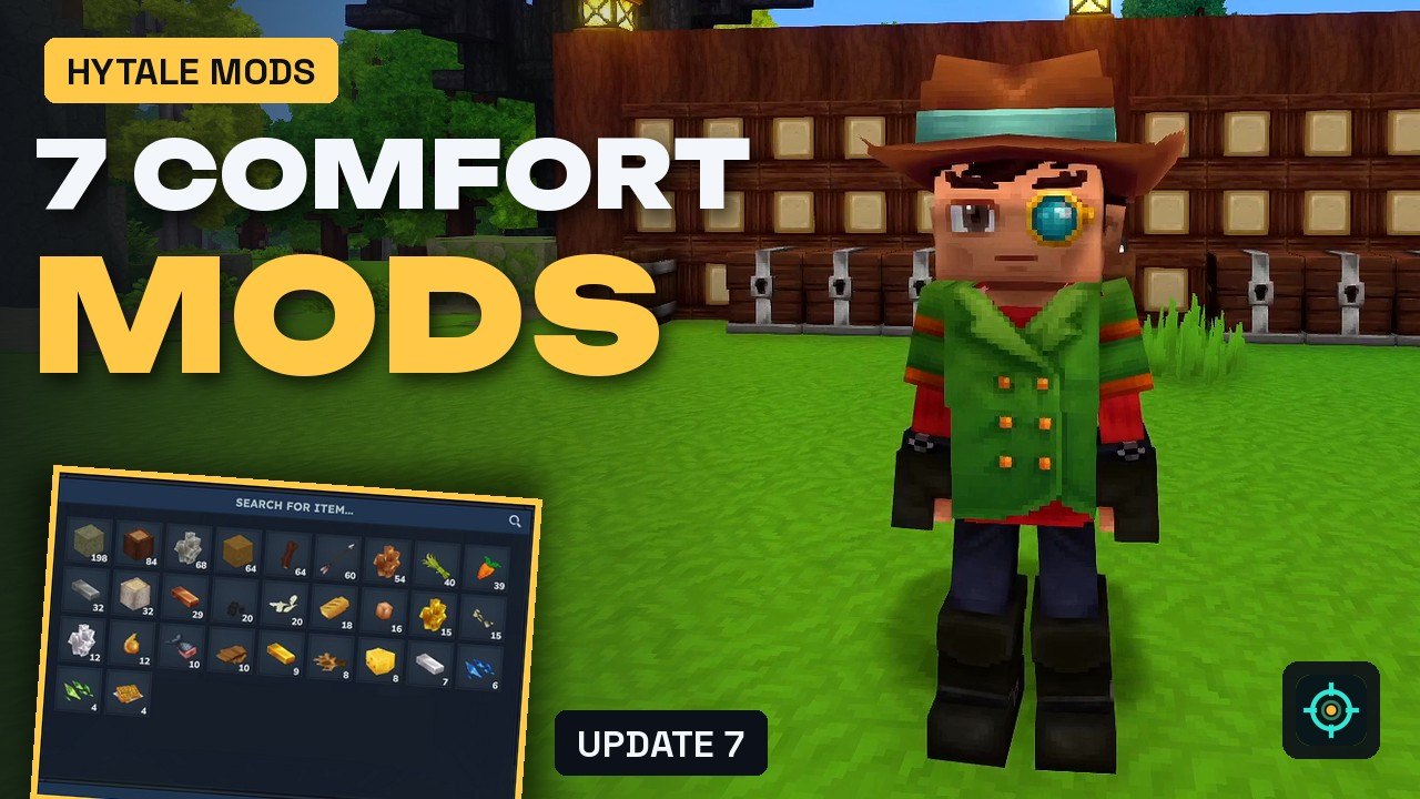 7 Hytale comfort mods for Update 7 thumbnail