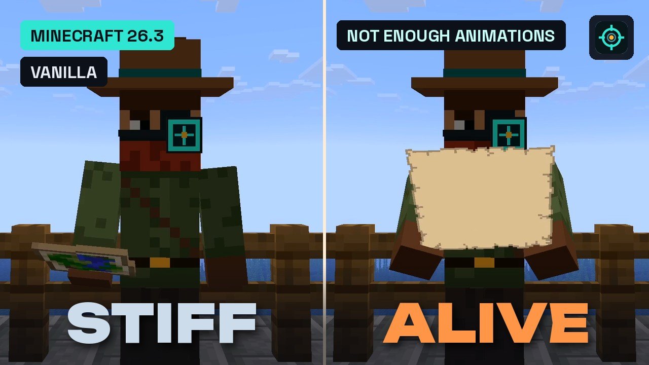 Not Enough Animations for Minecraft 26.3 thumbnail